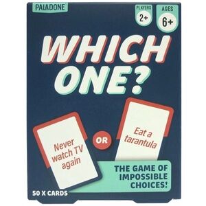 Which One? The Game of Impossible Choices Card Game (NWT)